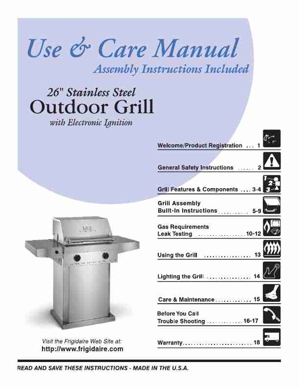 Electrolux Gas Grill 26 Stainless Steel Outdoor Grill-page_pdf
